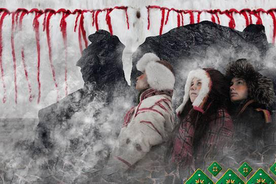 Bilde laget av Inga-Wiktoria Påve. Eventyret om Olmmai