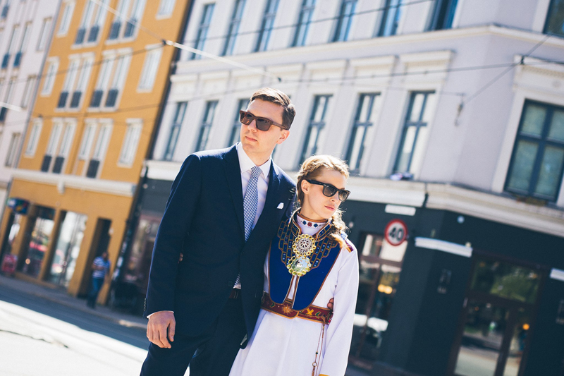Tim Wendelboe og Cecilie Lindvall Wendelboe giftet seg i Oslo juni 2015. Foto. Thomas Leikvoll.
