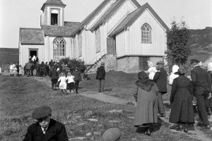 Skjervøy kirke 1930-tallet.