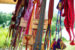 Grindvev og band. Foto: Eirin Roseneng.